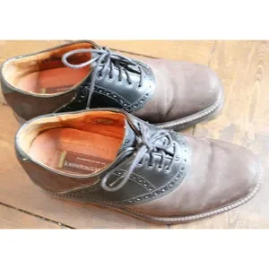 Johnston Murphy Oxfords Wingtip Leather Suede Brown Size 8.5 Shoes | Johnston Murphy Oxfords Wingtip Leather Suede Brown  main image 3